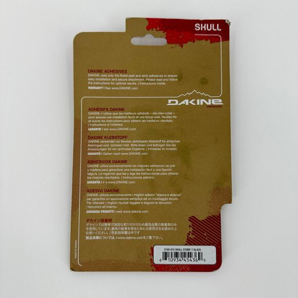Dakine Black Skull Stomp Pad Snowboard Spike Pad Mat NEW OEM Genuine - Picture 2 of 3